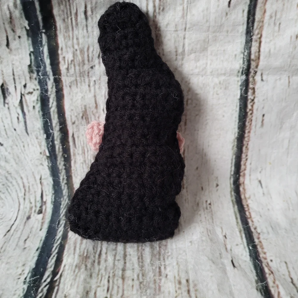 Black Crochet Chocolate Bunny
